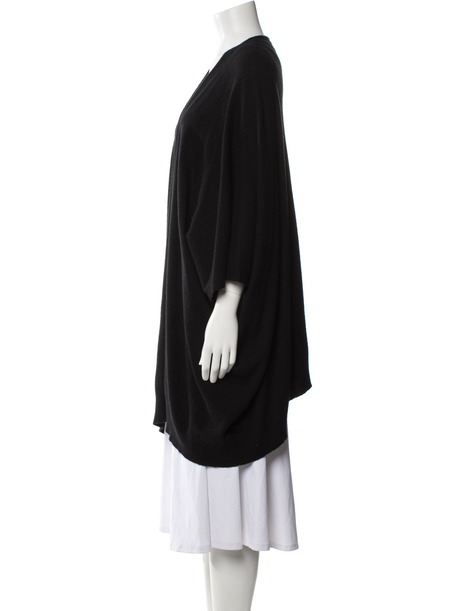 Neiman Marcus Cashmere Open Front Sweater