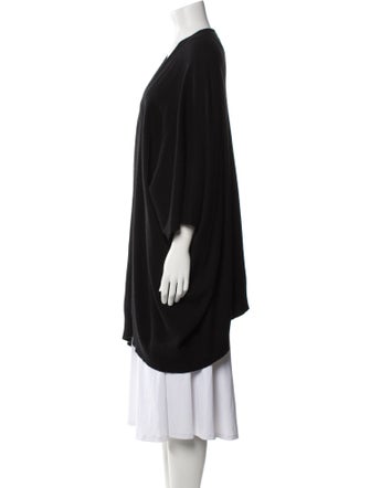 Neiman Marcus Cashmere Open Front Sweater