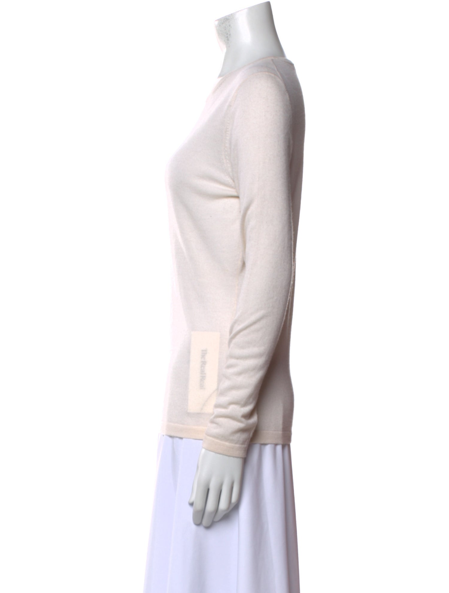 Neiman Marcus Cashmere Crew Neck Top