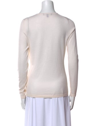 Neiman Marcus Cashmere Crew Neck Top