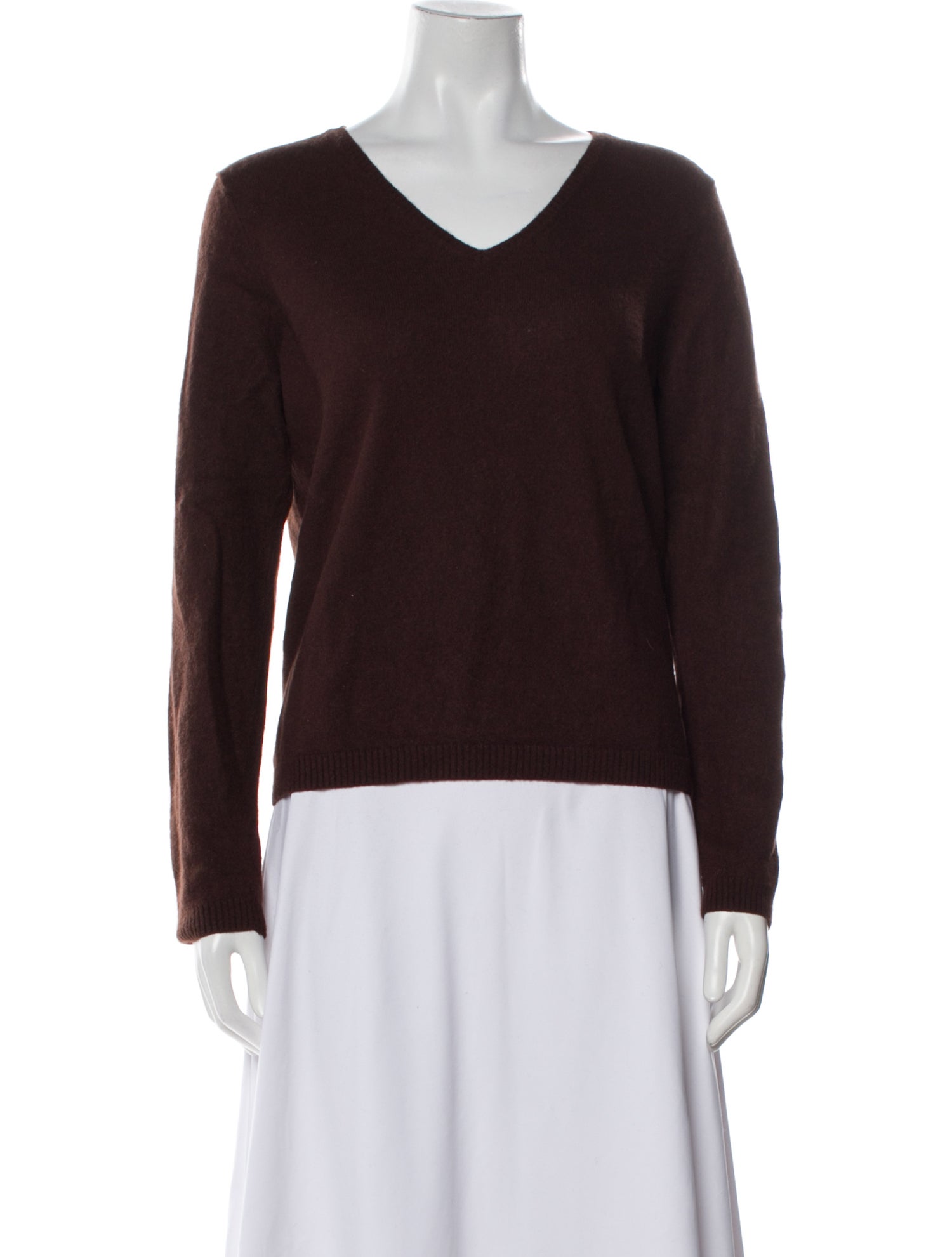 Neiman Marcus Cashmere V-Neck Sweater