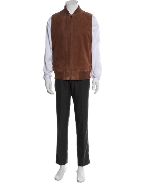 Neiman Marcus Goat Leather Vest