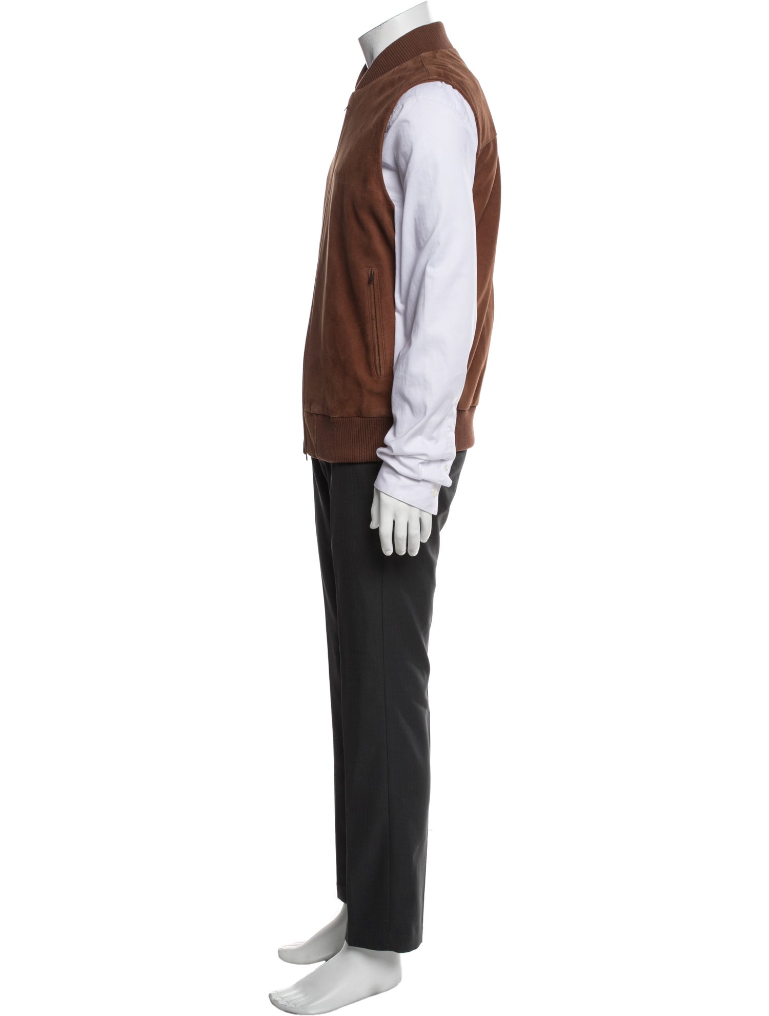 Neiman Marcus Goat Leather Vest