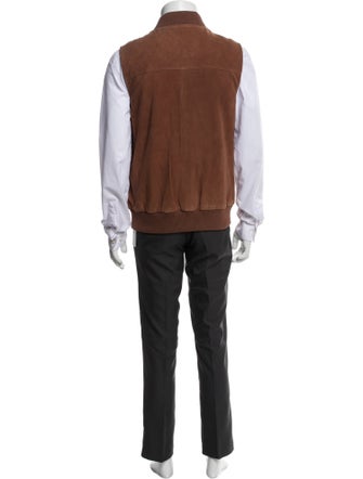Neiman Marcus Goat Leather Vest