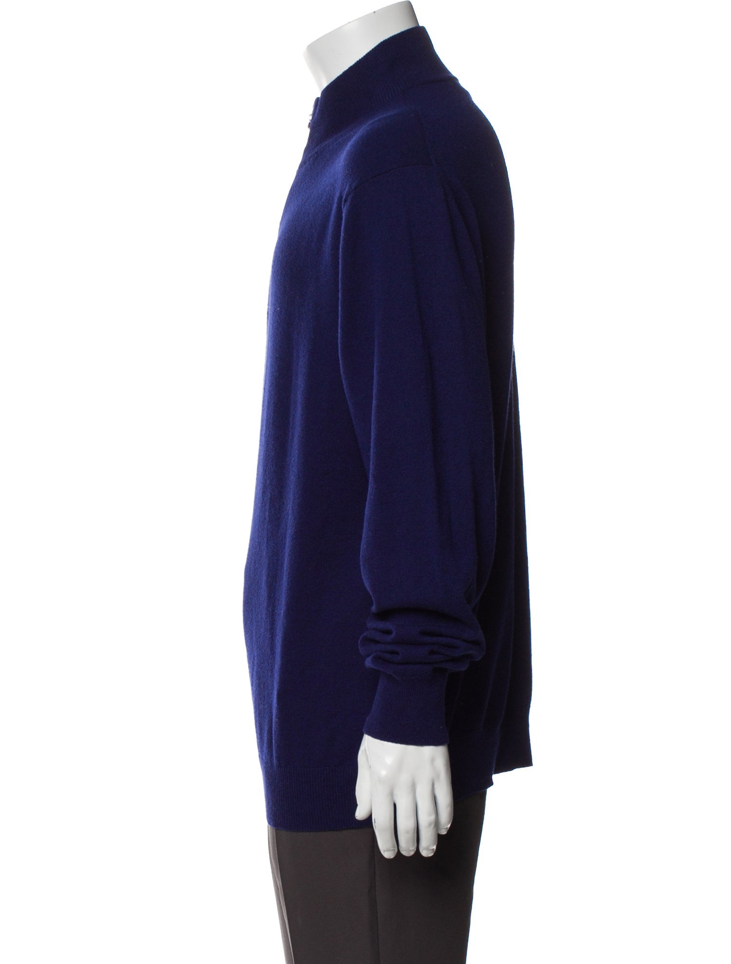 Neiman Marcus Cashmere Mock Neck Pullover