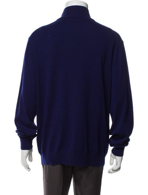 Neiman Marcus Cashmere Mock Neck Pullover