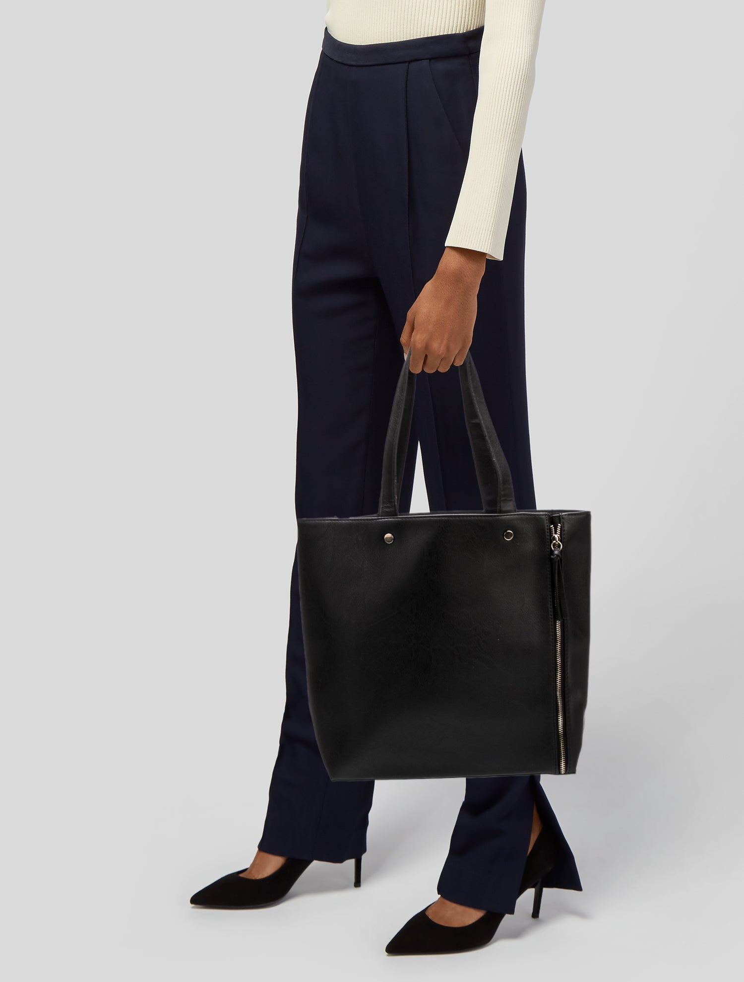Neiman Marcus Leather Tote