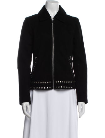 Neiman Marcus Leather Evening Jacket