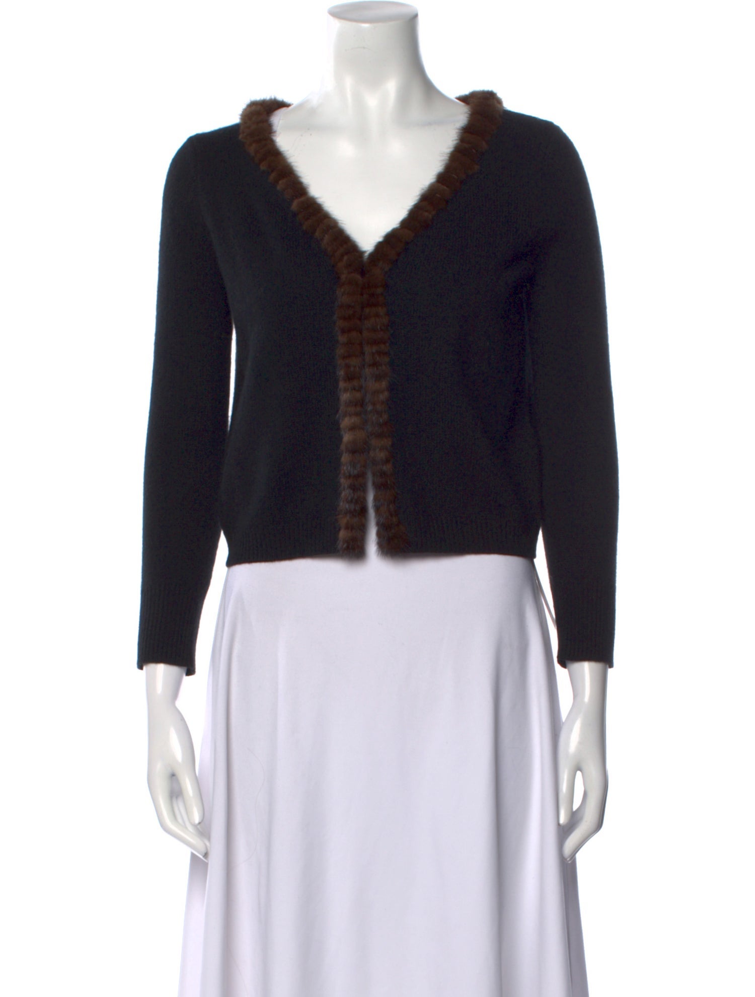 Neiman Marcus Cashmere V-Neck Sweater