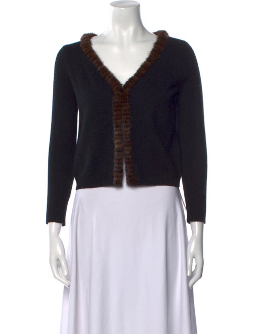 Neiman Marcus Cashmere V-Neck Sweater