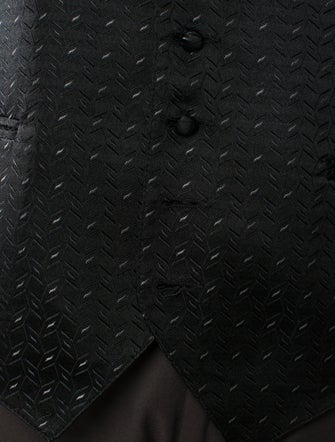 Neiman Marcus Silk Striped Suit Vest