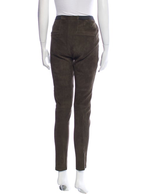 Neiman Marcus Leather Skinny Leg Pants
