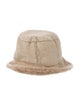 Neiman Marcus Lamb Fur Bucket Hat