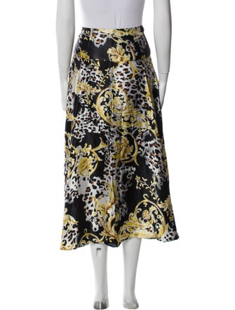 Neiman Marcus Silk Midi Length Skirt