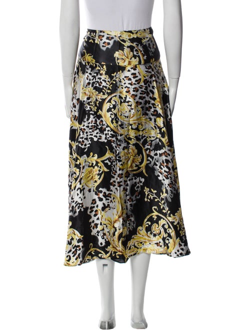 Neiman Marcus Silk Midi Length Skirt