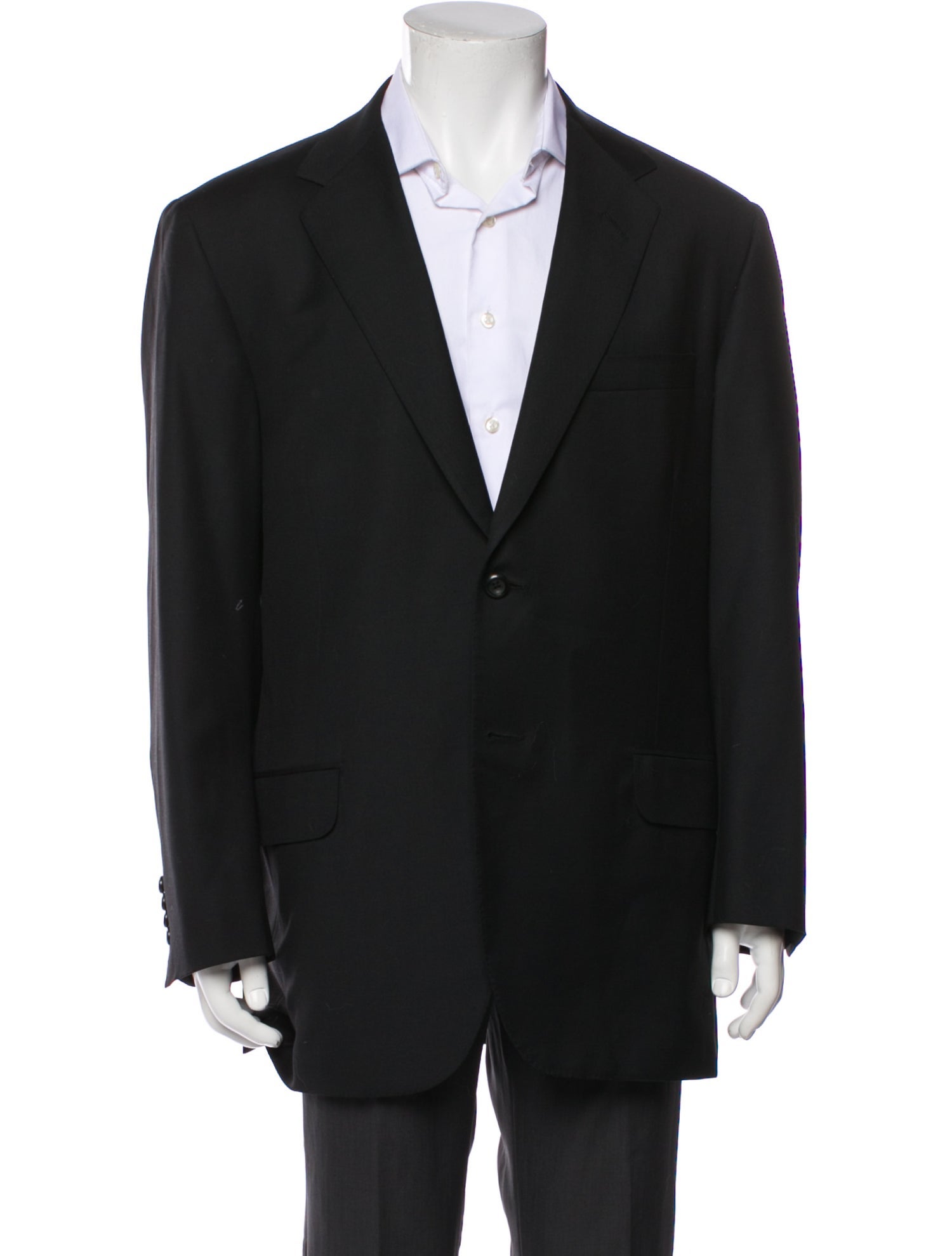 Neiman Marcus Black Two Button Blazer