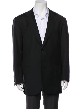 Neiman Marcus Black Two Button Blazer