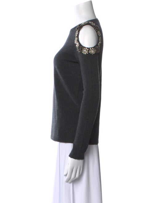 Neiman Marcus Cashmere Crew Neck Sweatshirt