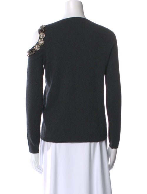 Neiman Marcus Cashmere Crew Neck Sweatshirt