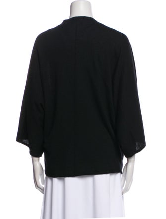 Neiman Marcus Cashmere Open Front Sweater