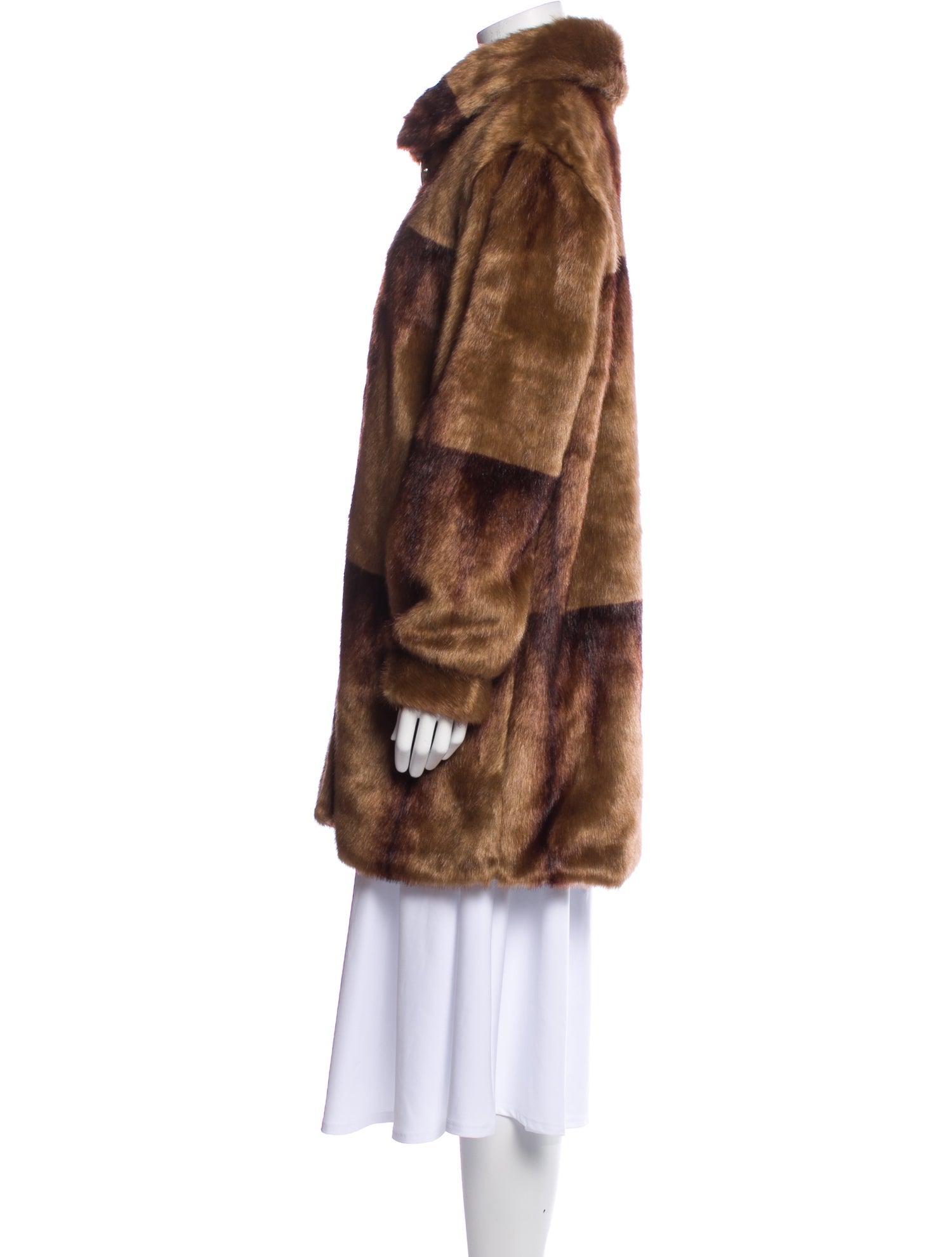 Neiman Marcus Vintage Faux Fur Faux Fur Coat