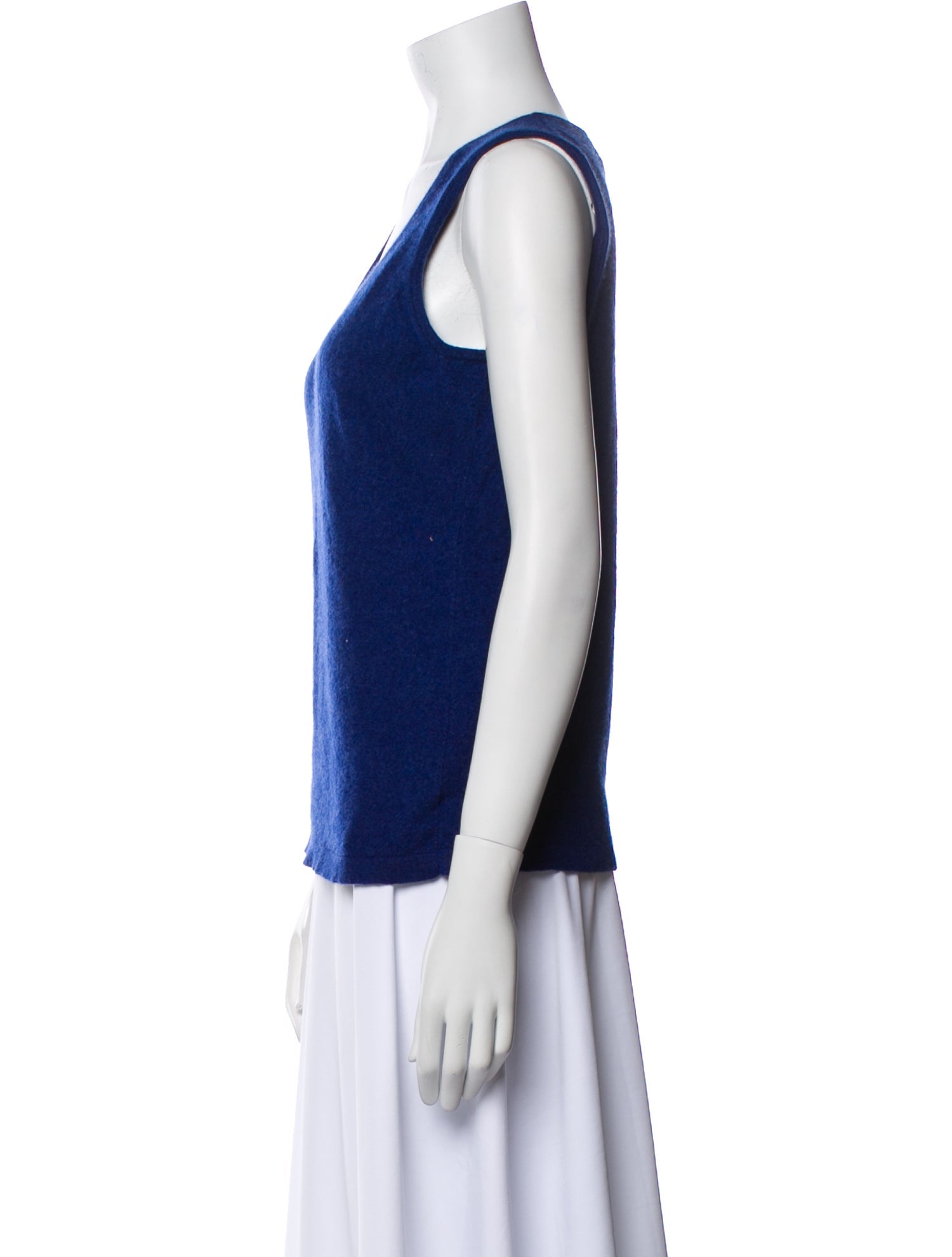 Neiman Marcus Cashmere Scoop Neck Top