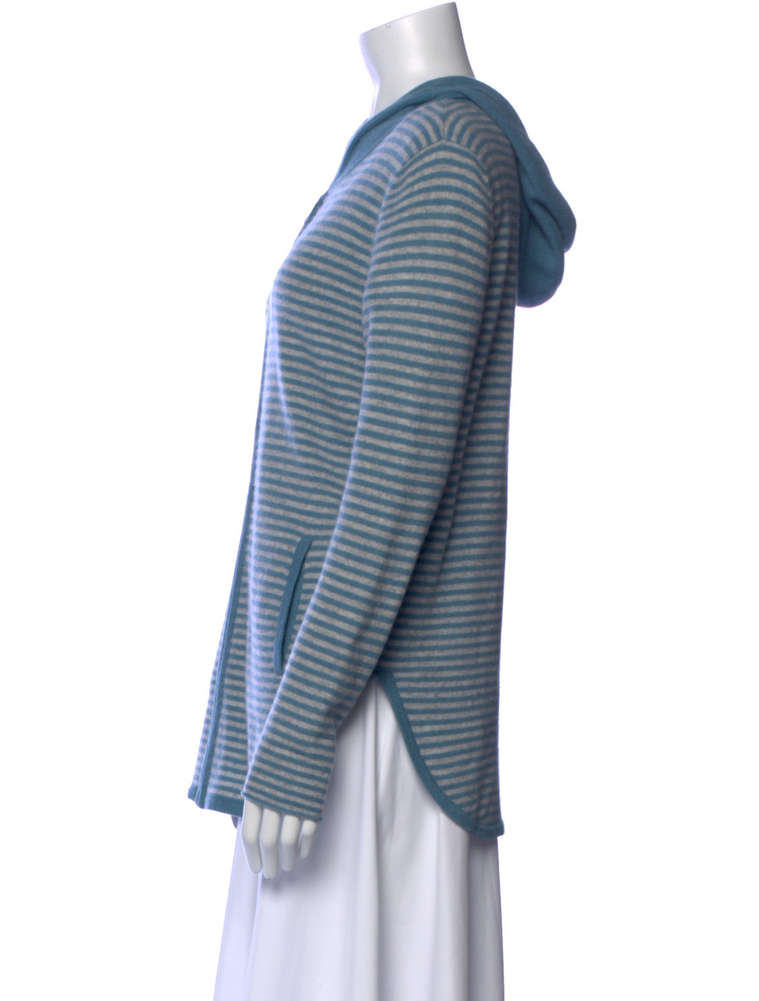 Neiman Marcus Cashmere Striped Sweater