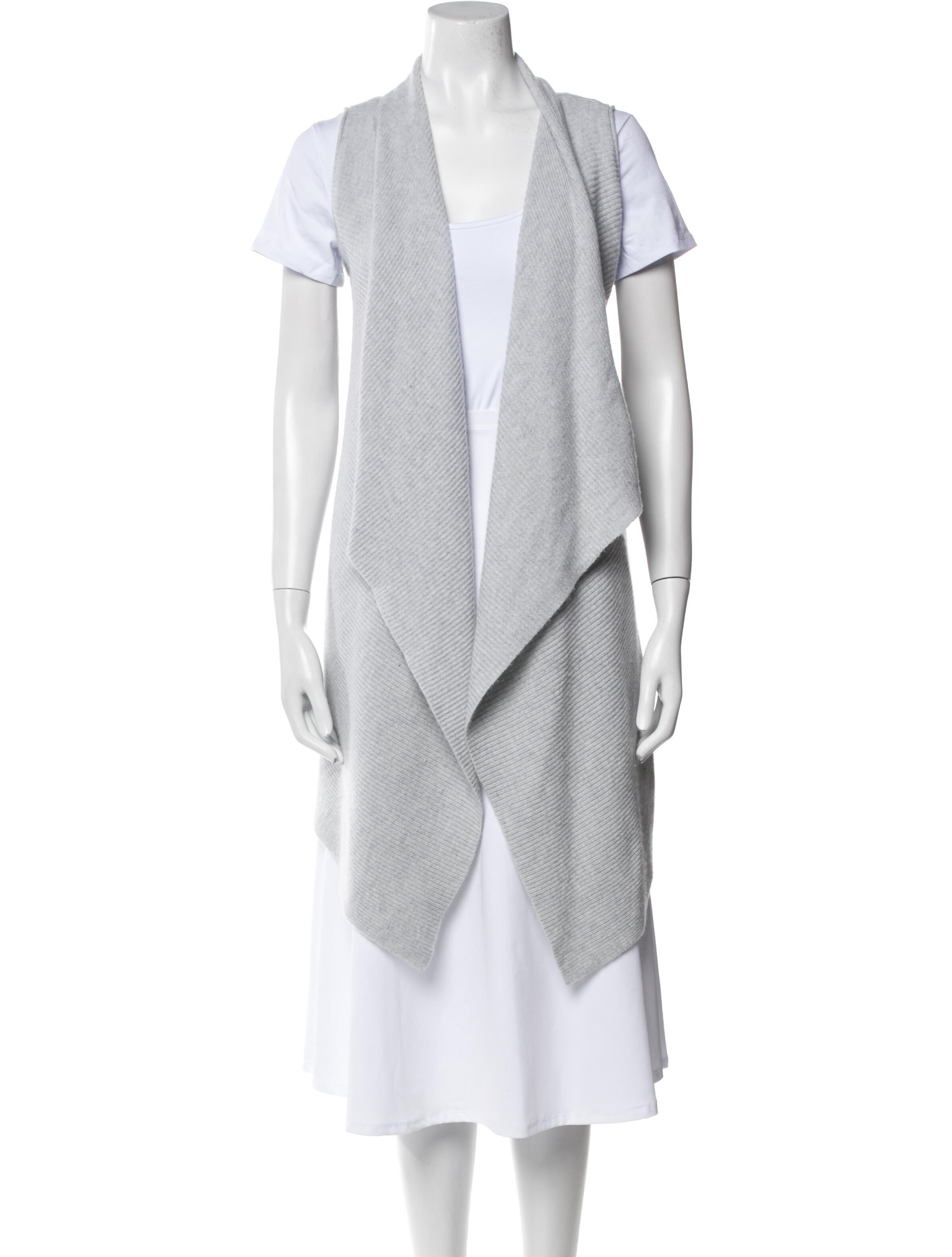 Neiman Marcus Cashmere Open Front Sweater