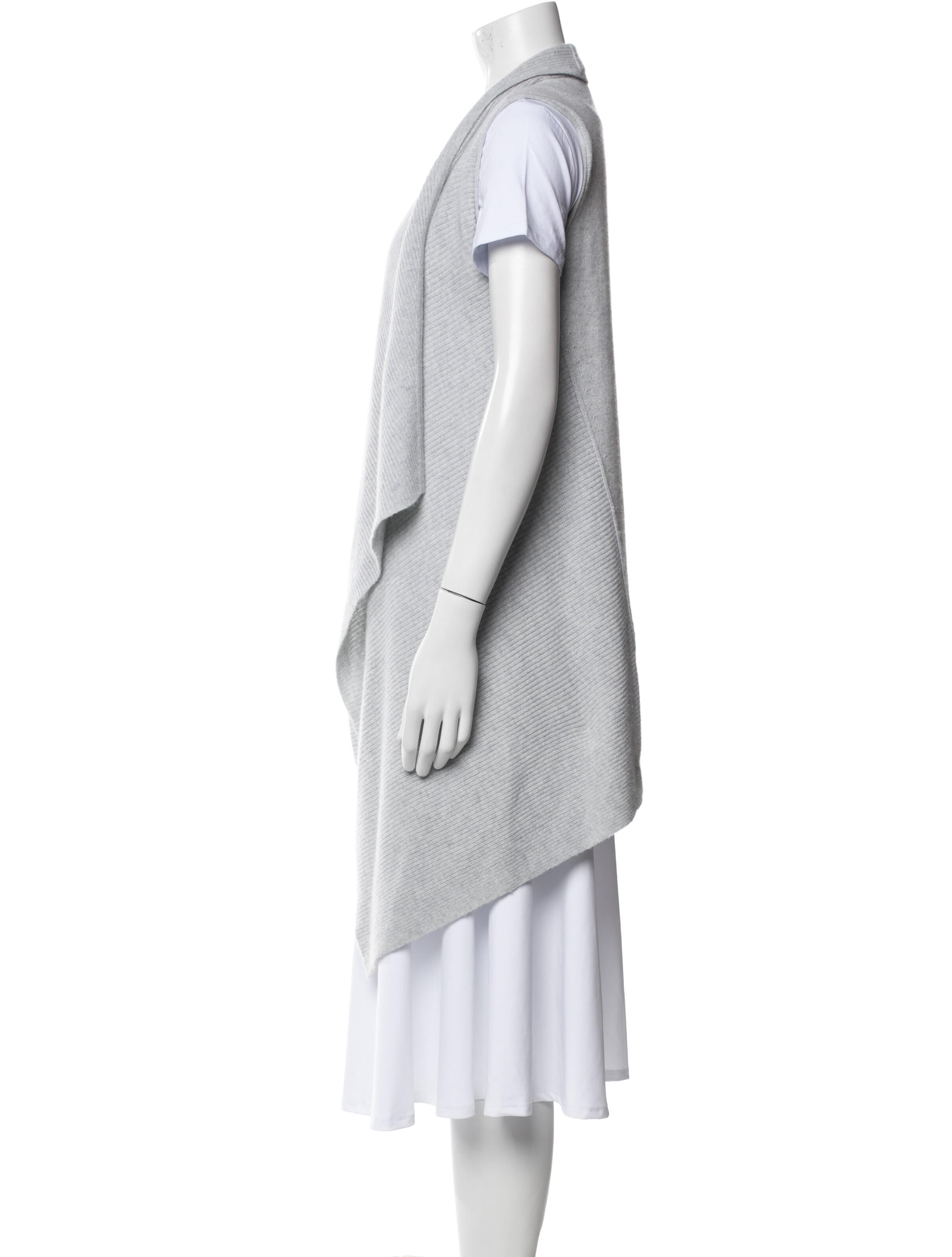 Neiman Marcus Cashmere Open Front Sweater