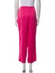 Neiman Marcus Silk Straight Leg Pants