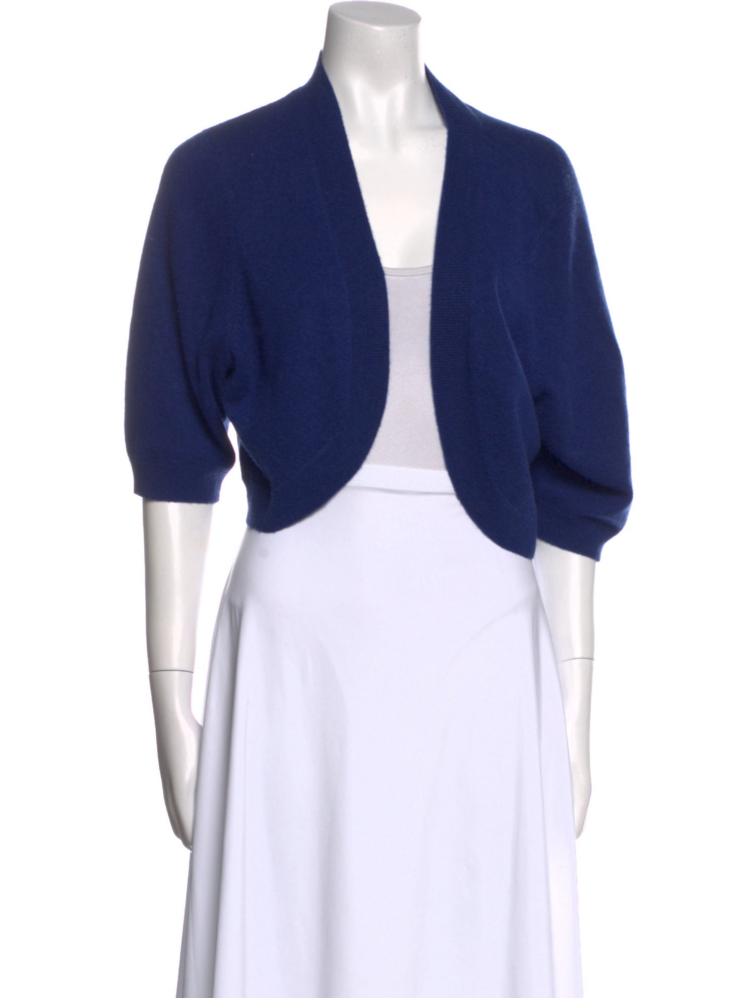 Neiman Marcus Cashmere Open Front Sweater