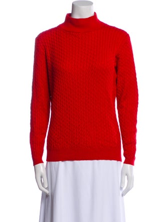 Neiman Marcus Silk Turtleneck Sweater