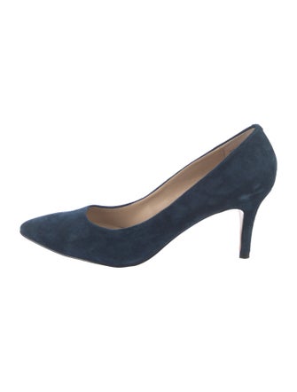 Neiman Marcus Suede Pumps