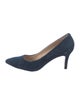 Neiman Marcus Suede Pumps