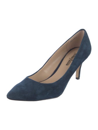 Neiman Marcus Suede Pumps