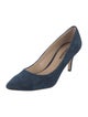 Neiman Marcus Suede Pumps