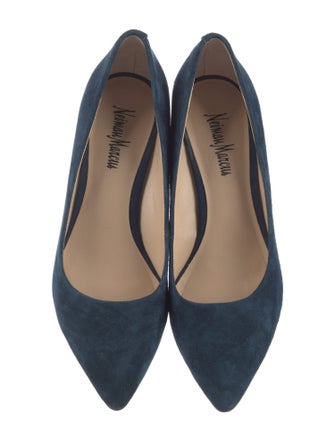 Neiman Marcus Suede Pumps