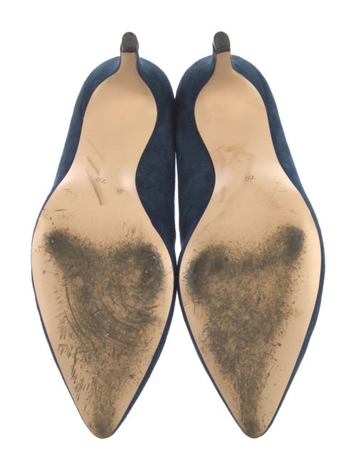 Neiman Marcus Suede Pumps