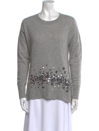 Neiman Marcus Cashmere Crew Neck Sweater