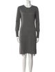 Neiman Marcus Cashmere Knee-Length Dress