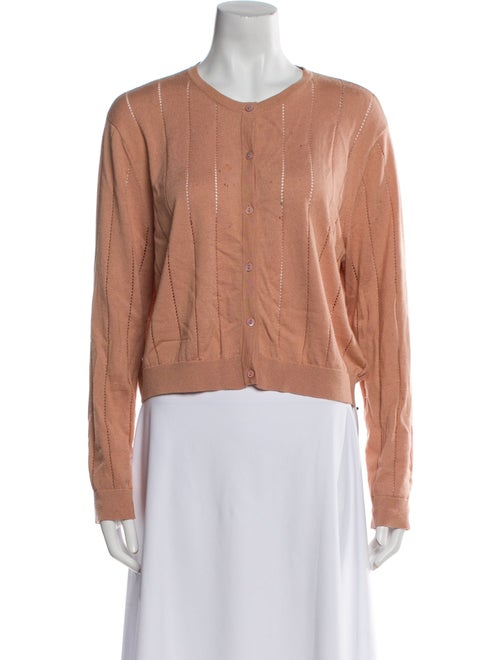 Neiman Marcus Silk Scoop Neck Sweater