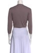 Neiman Marcus Silk V-Neck Sweater