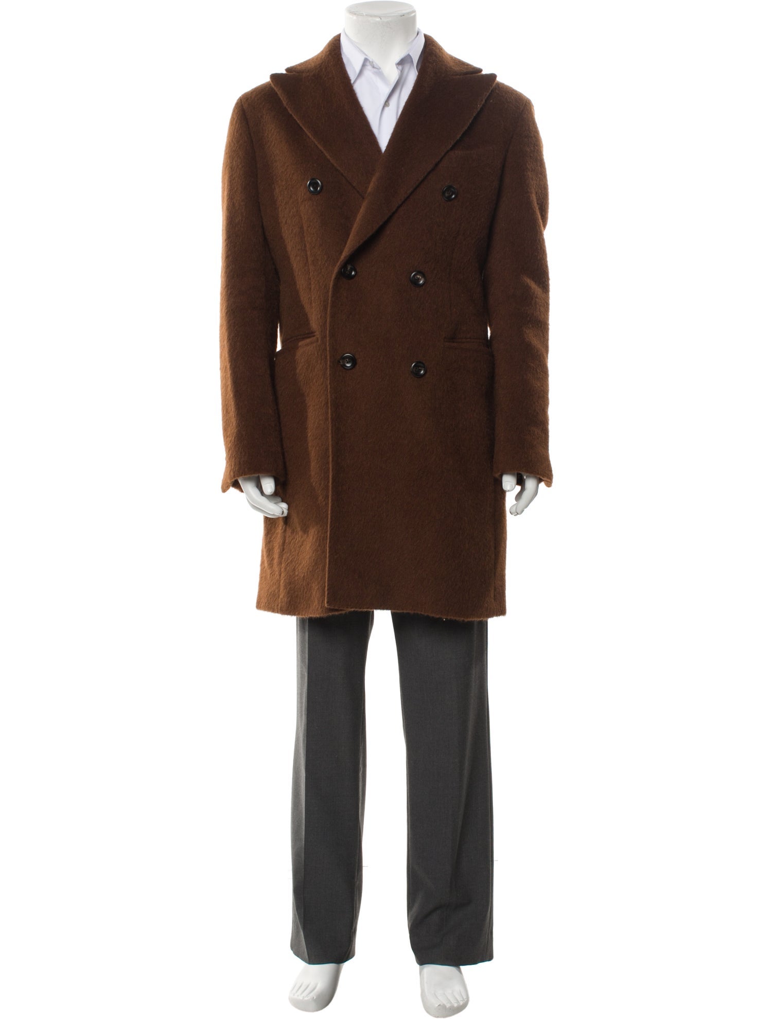 Neiman Marcus Virgin Wool Peacoat