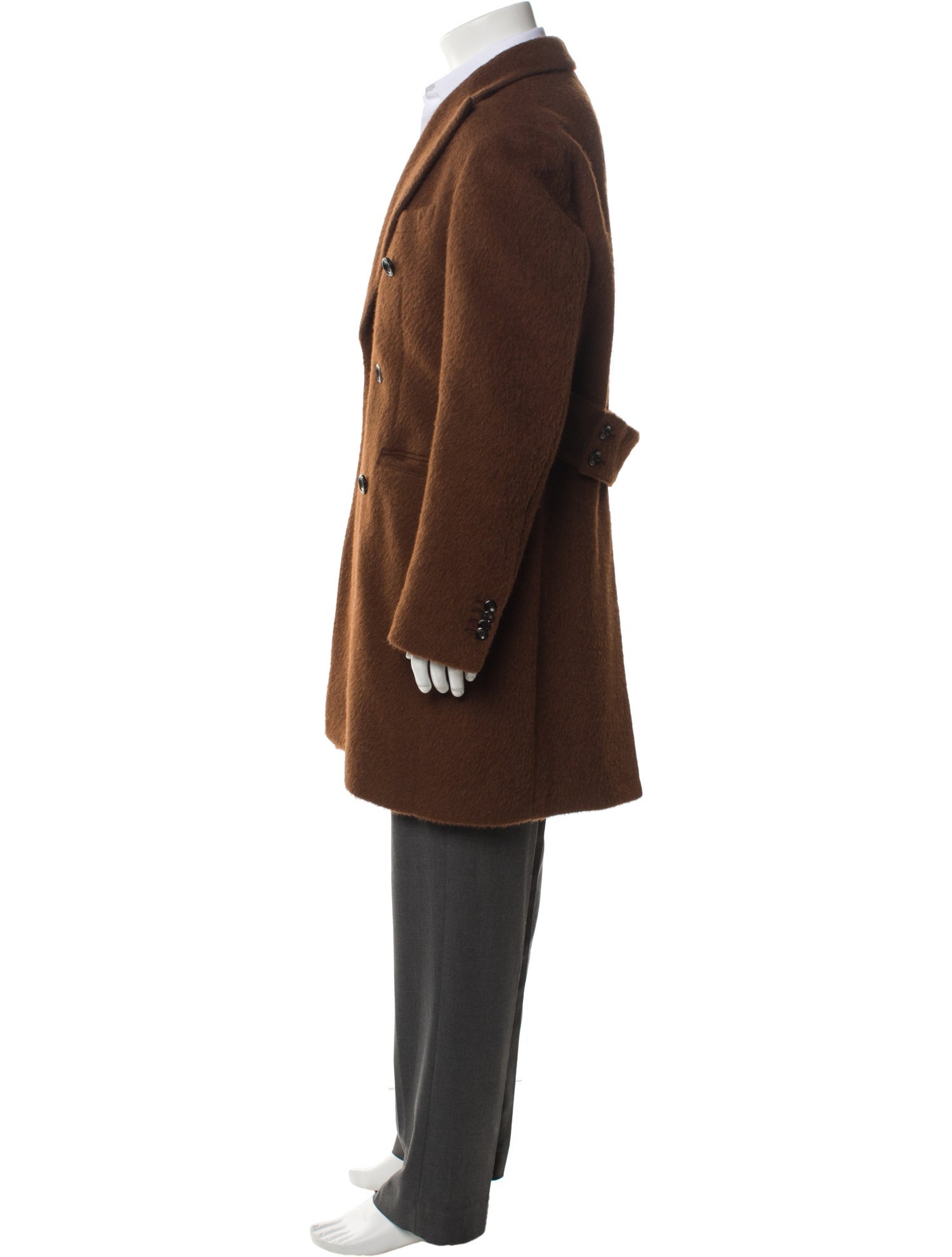 Neiman Marcus Virgin Wool Peacoat