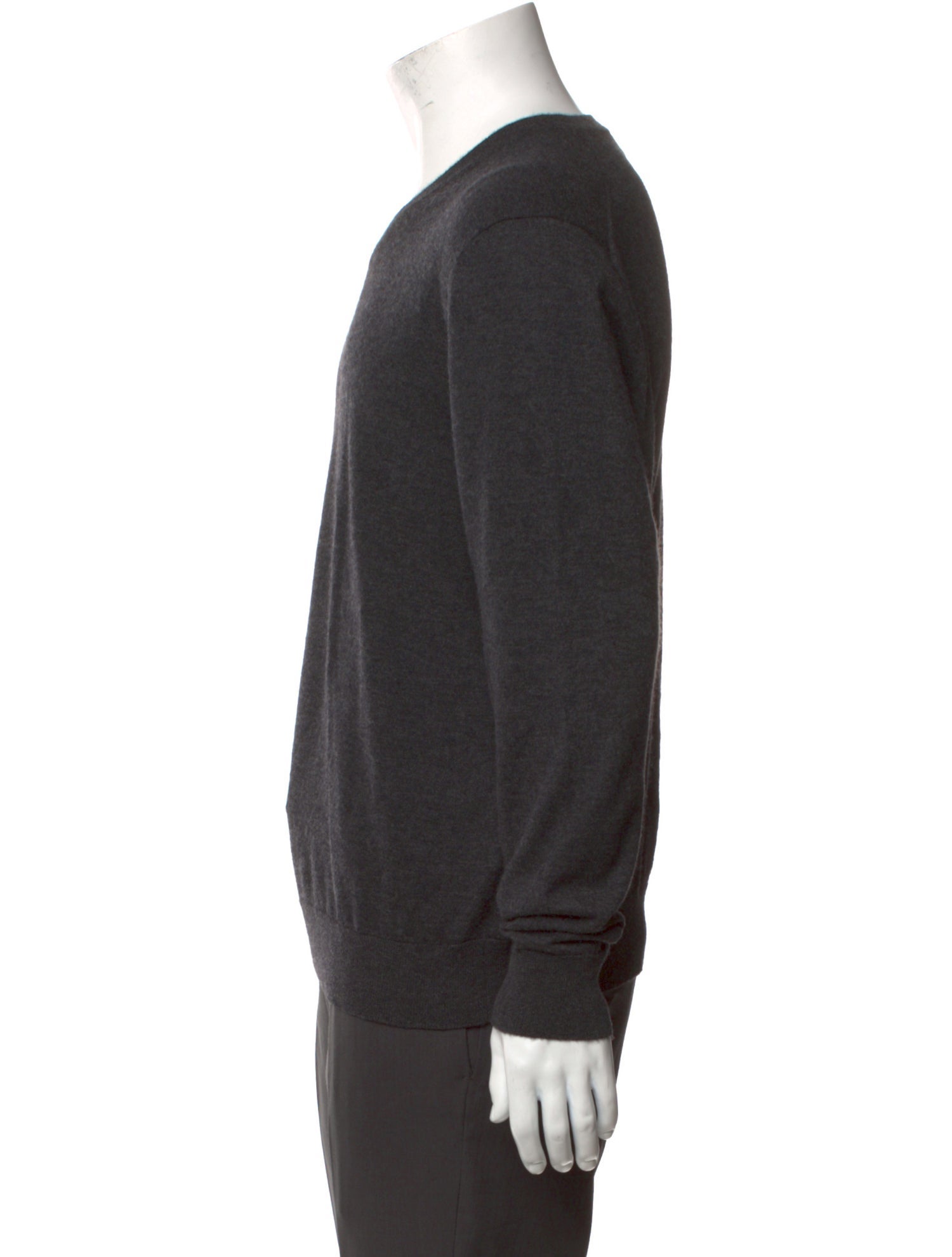 Neiman Marcus Cashmere V-Neck Pullover