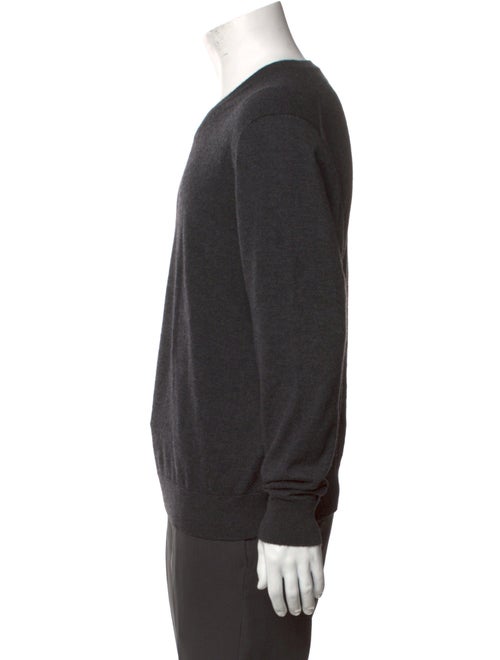 Neiman Marcus Cashmere V-Neck Pullover