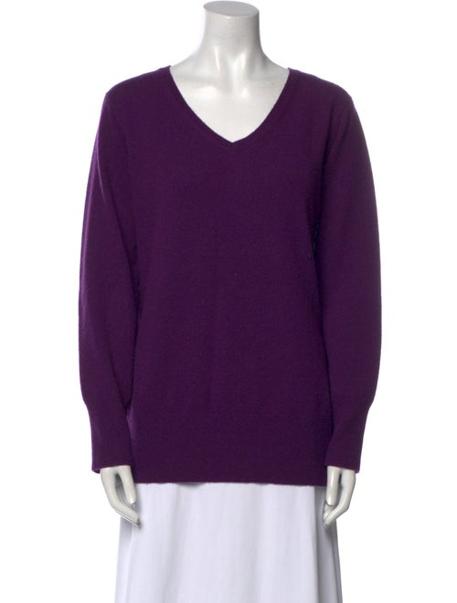 Neiman Marcus Cashmere V-Neck Sweater