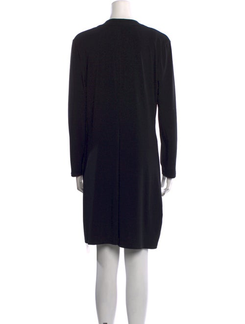 Neiman Marcus V-Neck Mini Dress