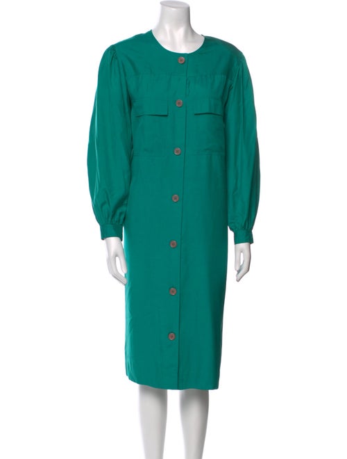 Neiman Marcus Silk Midi Length Dress