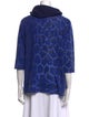 Neiman Marcus Cashmere Printed Sweater